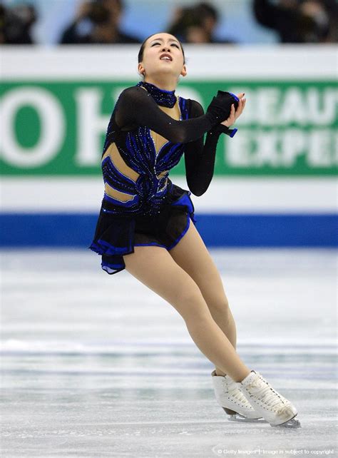 Japanese Skater Mao Asada Performs During The Women S Free Skating In