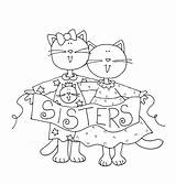 Cat Sisters Stamps Digi Choose Board Dearie Dolls sketch template