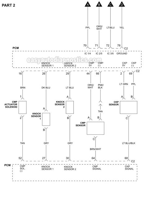 part  ignition system wiring diagram    chevrolet malibu