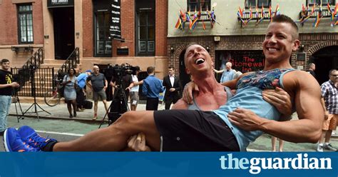 jubilant scenes as us supreme court rules in favor of gay marriage in pictures us news the
