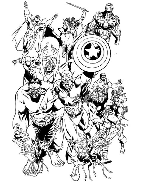 rehearsal avengers coloring pages super printable avengers
