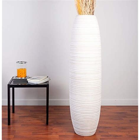 Leewadee Tall Big Floor Standing Vase For Home Decor