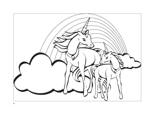 image fantasy coloring pages kids unicorns coloring page printable