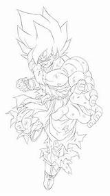 Goku Coloring Dragon Pages Ball Super Instinct Ultra Deviantart sketch template