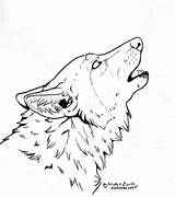 Wolf Line Howling Drawing Coloring Natsumewolf Pages Deviantart Color Drawings Head Only Face Outline Sketch Wolves Tattoo Template Sketches Cool sketch template