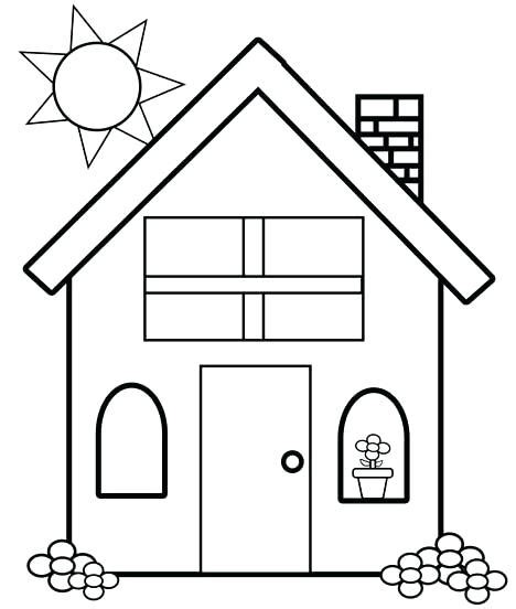 printables coloring page  house gingerbread man house coloring