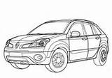 Renault Koleos Coloring Pages Vel Satis Printable Categories Cars sketch template