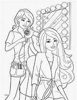 Coloring Hair Pages Salon Getcolorings Printable sketch template