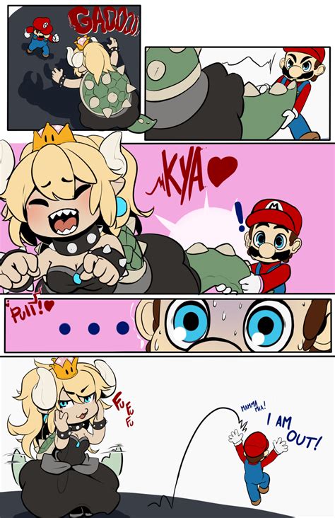 bowsette learns a new trick for mario supercrown