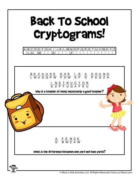 cryptogram code puzzle  kids woo jr kids activities childrens