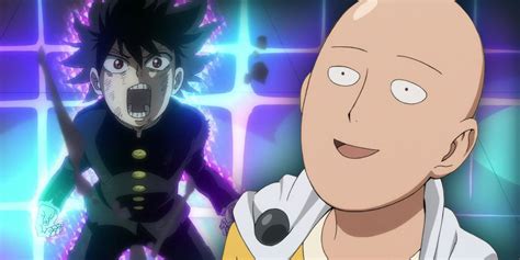 punch man mob psycho    overpowered trope