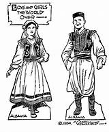 Albania Albanian Dolls Boy Paper Boys Over Girls 1934 Girl Mansfield Carroll sketch template