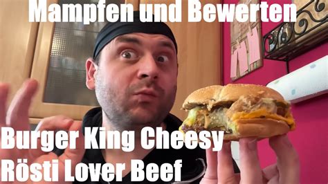 burger king cheesy roesti lover beef der mit den winter vibes mampfen