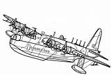 Bomber Coloring Sunderland Pages Supercoloring Color sketch template