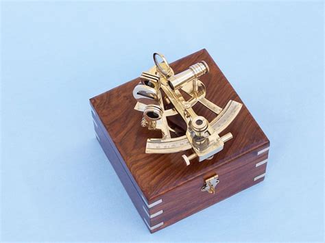 scout s brass sextant 4 inch sextants antique sextant