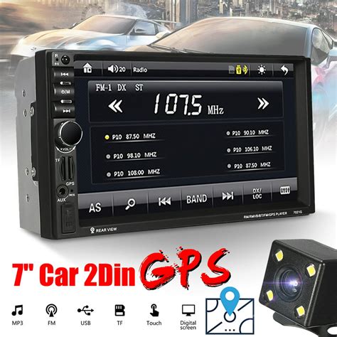 hdp tft hd touch screen bluetooth double din car stereo  dash multimedia player