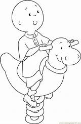 Caillou Coloringpages101 sketch template