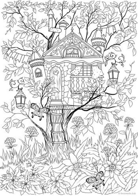 treehouse coloring pages  printable coloring pages  kids