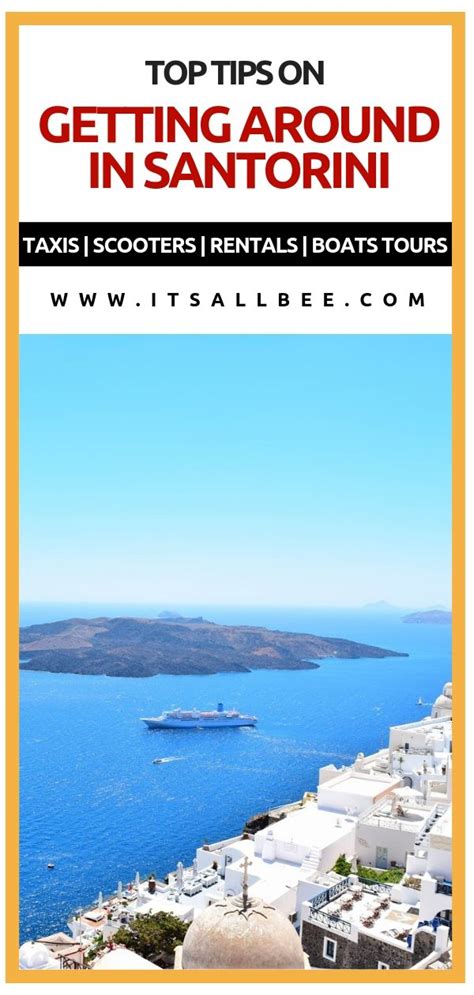 Island Explorer Top Tips On Getting Around In Santorini Itsallbee