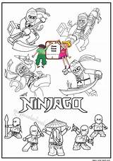 Lego Coloring Ninjago Pages Comments Disimpan Dari Magiccolorbook sketch template