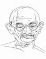 Gandhi Jayanti Coloring Pages Happy Kids sketch template