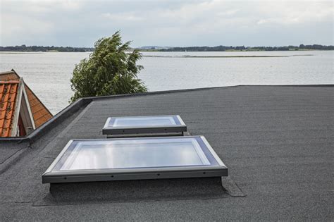 velux flat glass rooflight ideal  flat roof buildings