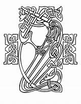 Celtic Coloring Cross Pages Ireland Line Drawing Color Getcolorings Place Famous Knot Draw Printable Getdrawings sketch template