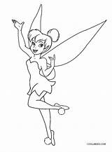Coloring Pages Tinker Bell Fairy Tinkerbell Printable sketch template