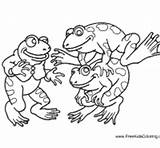 Leapfrog Coloring Surfnetkids Frog Pages Alphabet Toad Animals Template sketch template