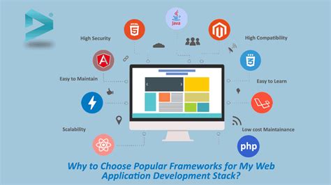 choose popular frameworks  web application development