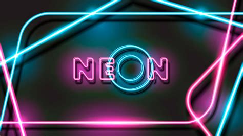 abstract glowing neon black background design  vector art  vecteezy