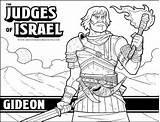 Coloring Bible Pages Gideon Kids Judges Israel Sunday School Crafts Jueces Heroes Activities Judge Sellfy Para Lessons Devotions Homeschool La sketch template