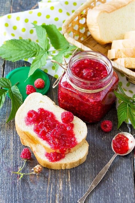 red raspberry jam stovers farm market  pic