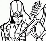 Creed Assassin Personagem Kenway Tudodesenhos Assasin sketch template