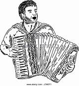 Accordion Getdrawings Drawing Isolated sketch template
