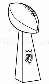 Trophy Bowl Lombardi Super Drawing Clipart Vince Line Coloring Pages Football Dragoart Lesson Step Superbowl Color Trophies Clipartmag Getdrawings Clipground sketch template