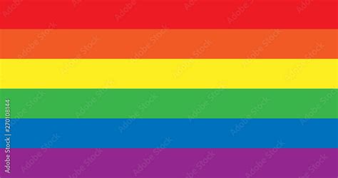 vector lgbt rainbow pride flag stock vector adobe stock