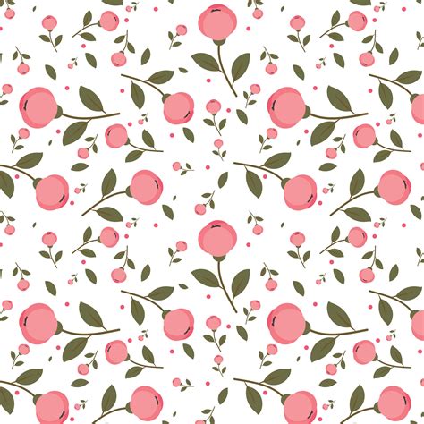 pink floral pattern design  vector art  vecteezy