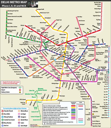 delhi metro stations map