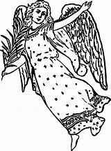 Coloring Angel Woman Wecoloringpage Pages sketch template