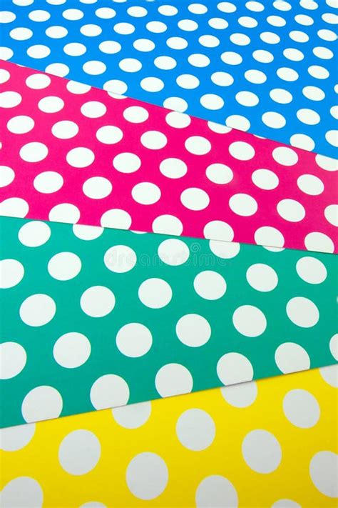 colorful dot craft paper stock photo image  backdrop