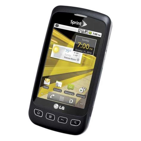 lg optimus  ls sprint android  phone black cheap phones