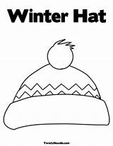 Coloring Pages Winter Scarf Clipart Library Hat Popular sketch template
