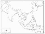 Asia Map Blank Southeast East Printable South Quiz Maps Drawing Coloring Asean Within Unlabeled Southwest Countries Middle Pdf Inside Fill sketch template