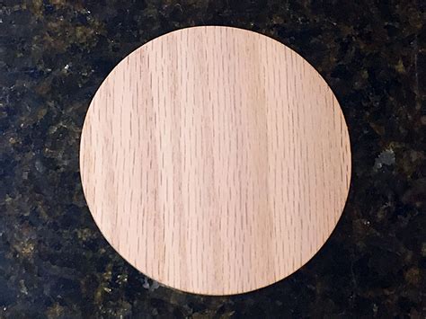 large  thick oak wood circles  mm action craftworks llc