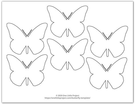 small butterfly shape  butterfly coloring page butterfly template