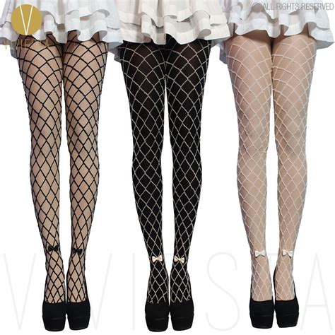 mock fake net tights with bow 80d thick quality women s girls winter