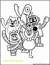 Coloring Pages Nick Jr Gabba Yo Drawing Halloween Printable Nickelodeon Clipart Color Getdrawings Getcolorings Print Library Popular Comments sketch template