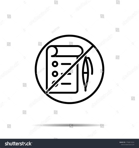 checklist  icon simple thin stock illustration