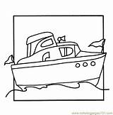 Coloring Boat Pages Kids Color Boats Printable Transportation Sheets Transport Ships Water Sheet Plate Truck sketch template